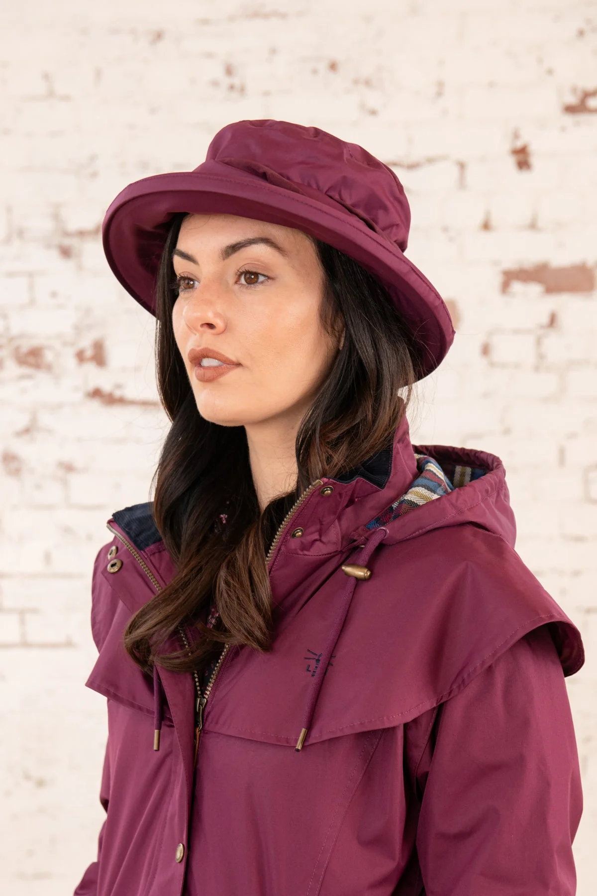 Canterbury Cloche Hat - Plum - Image 3
