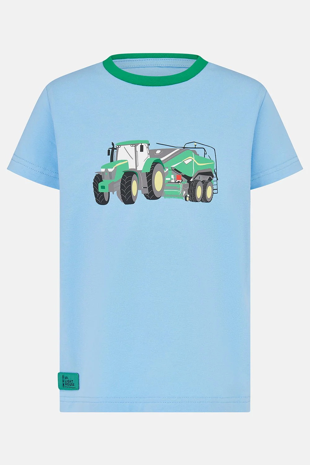 Oliver Short Sleeve Top - Green Tractor Baler - Image 2