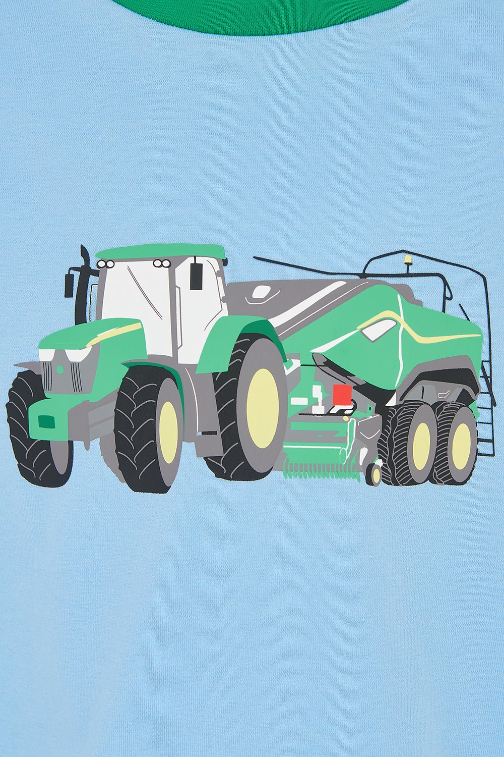 Oliver Short Sleeve Top - Green Tractor Baler - Image 7