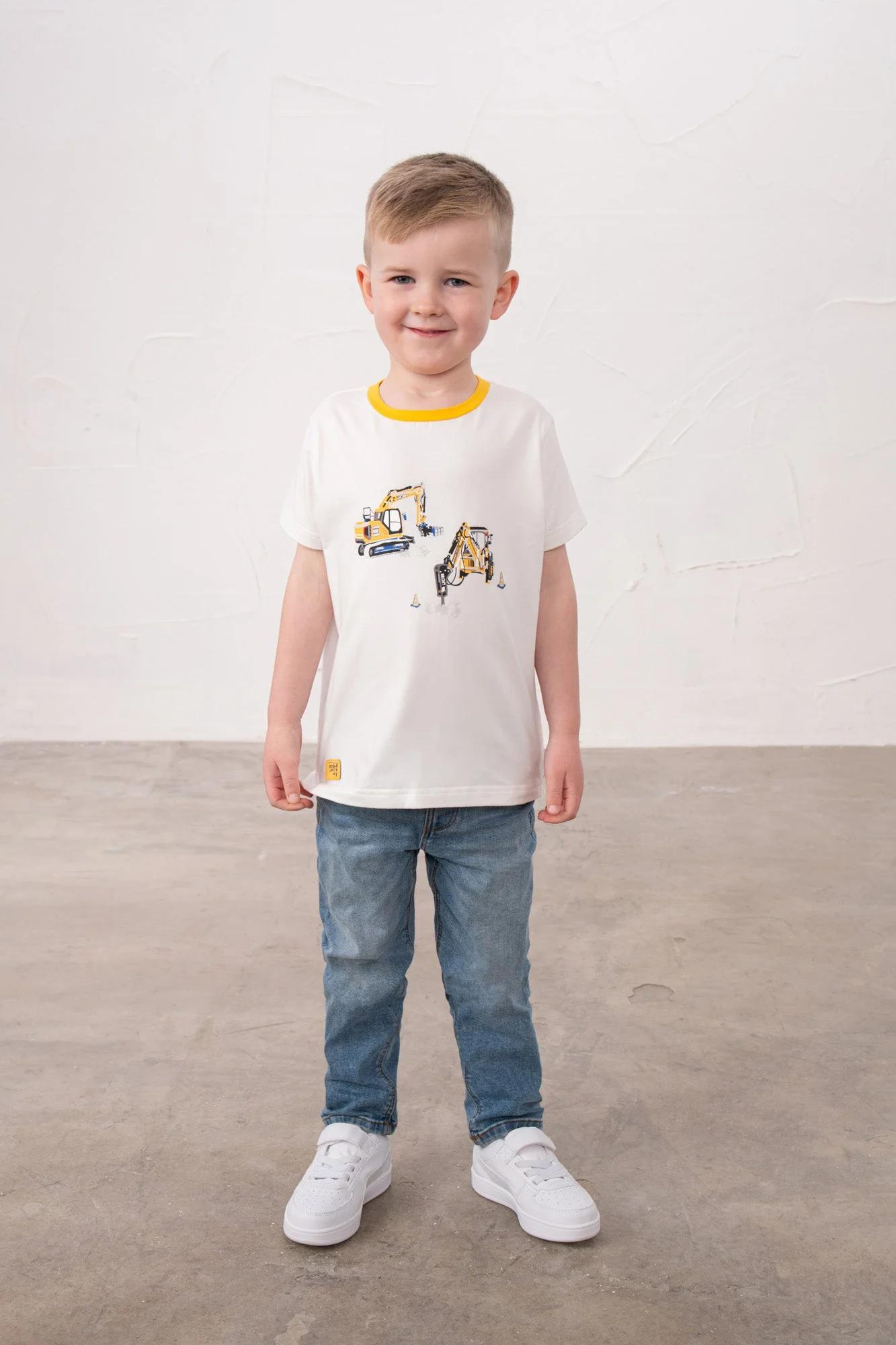 Oliver Short Sleeve Top - JCB Print