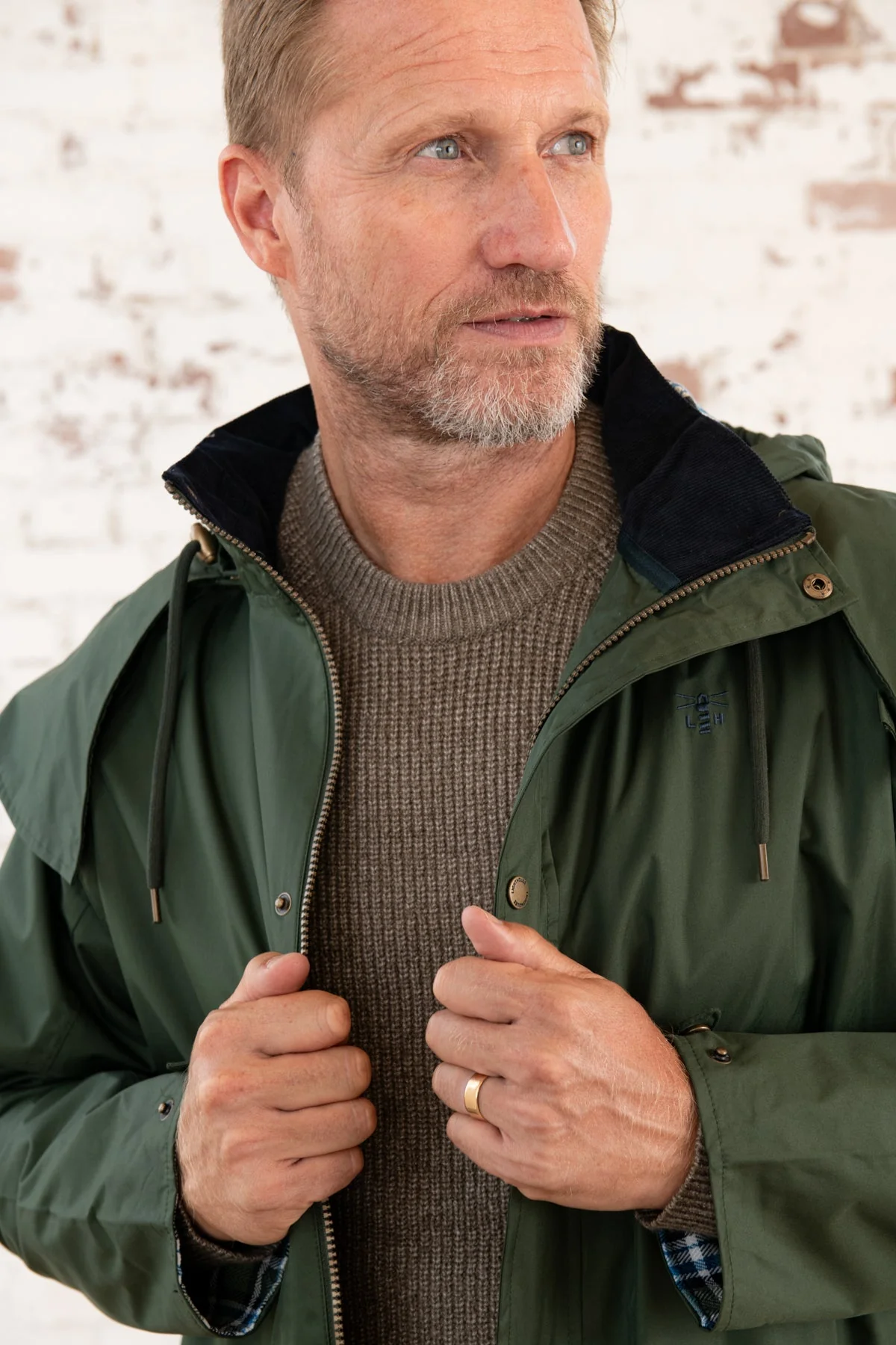 Stockman Full Length Rain Coat - Duffel - Image 7